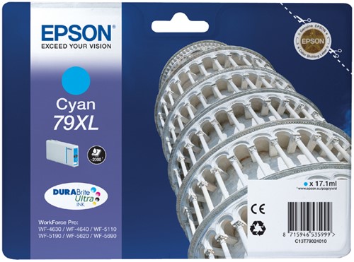 Inktcartridge Epson T7902 79XL cyaan