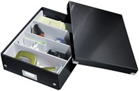 Opbergbox Leitz WOW Click & Store 280 x100 x370 mm zwart