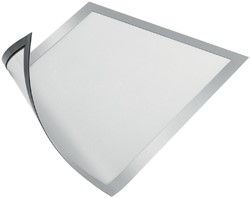 Duraframe Durable A4 magnetisch zilvergrijs pk/5