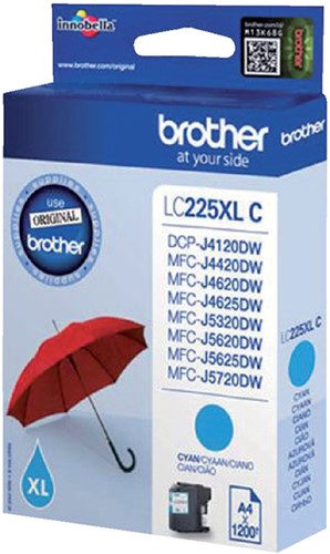 Inktcartridge Brother LC225XL cyaan