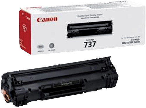 Tonercartridge Canon CRG-737 zwart 2.1K