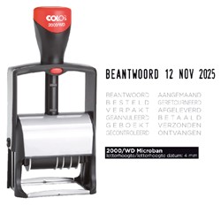 Colop woord-/datumstempel S2000WD