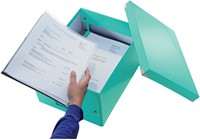 Opbergbox Leitz WOW Click & Store 265x188x335mm ijsblauw-1