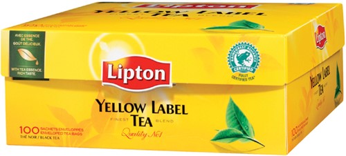 Thee Lipton yellow label 1.5gr zonder envelop ds/100