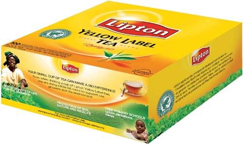 Thee Lipton yellow label 1.5gr zonder envelop ds/100-2