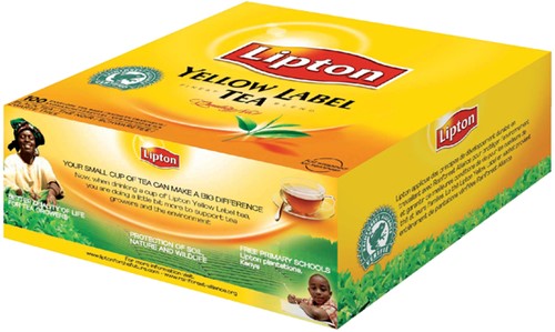 Thee Lipton yellow label 1.5gr met envelop ds/100