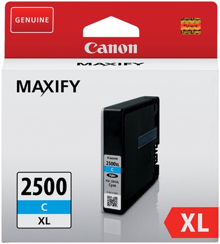 Inktcartridge Canon PGI-2500XL HC cyaan