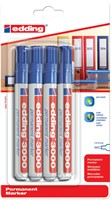 Viltstift edding 3000 rond blauw 1.5-3mm pk/5