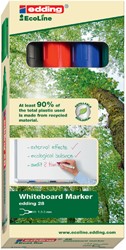 Viltstift Edding 28 EcoLine whiteboard assorti pk/4