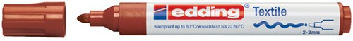 Viltstift Edding 4500 textiel bruin