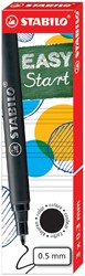 Rollerpenvulling STABILO Easy Original 0.5mm zwart ds/3