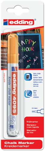 Krijtstift Edding 4095 neon oranje