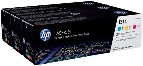 Tonercartridge HPU0SL1AM (131A) 1.8K 3-kleurenset