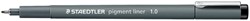 Fineliner Staedtler Pigment 308 1.0mm zwart