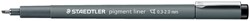 Fineliner Staedtler Pigment 308 0.3-2.0mm zwart
