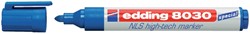 Viltstift Edding 8030 NLS Hight-Tech marker blauw