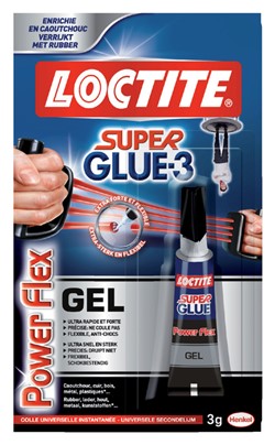 Loctite secondelijm Powerflex gel
