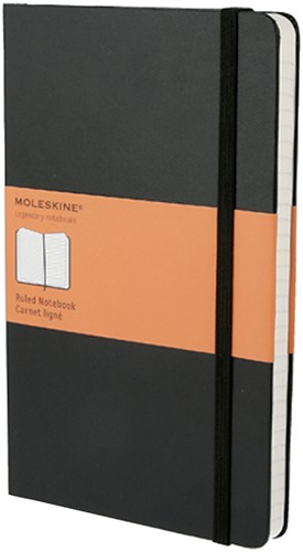 Notitieboek Moleskine lijn large 130x210mm zwart