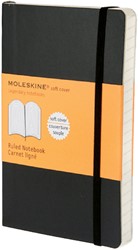 Notitieboek Moleskine lijn pocket zachte kaft 90x140mm