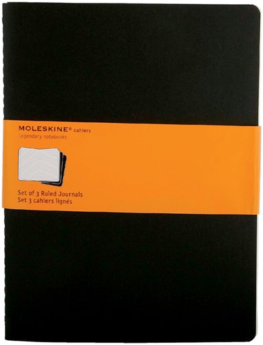 Schrift Cahier lijn XL zwart 190x250mm