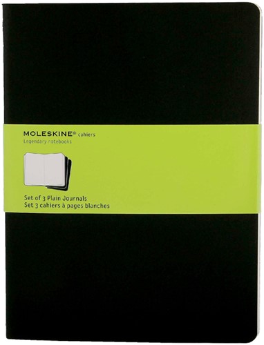 Schrift Cahier blanco XL zwart 190x250mm