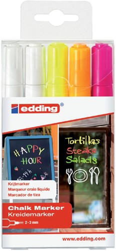 Krijtstift Edding 4095 Window assorti