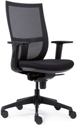 Bureaustoel Euroseats Curve 001 zwart