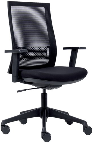 Bureaustoel Euroseats Canillo 002 zwart-3