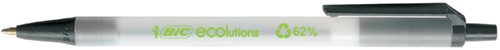 Balpen Bic Ecolutions clic stic zwart