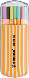 Fineliner STABILO point 88 Zebrui etui pk/20