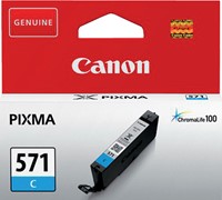 Inktcartridge Canon CLI-571 cyaan-2