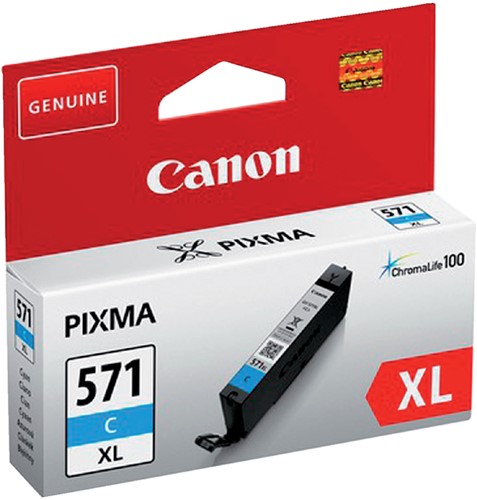 Inktcartridge Canon CLI-571XL cyaan