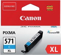 Inktcartridge Canon CLI-571XL cyaan-2