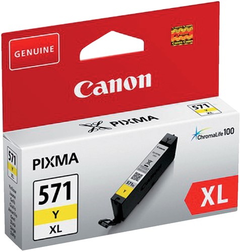 Inktcartridge Canon CLI-571XL geel