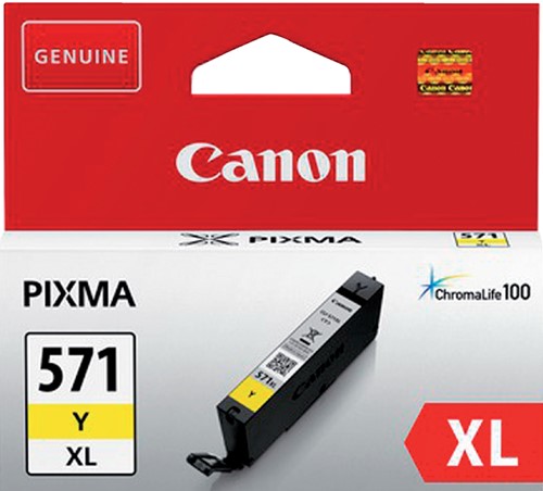 Inktcartridge Canon CLI-571XL geel-2