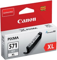 Inktcartridge Canon CLI-571XL grijs