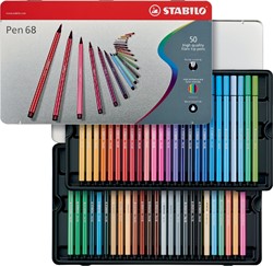 Stabilo viltstift pen 68 in doos