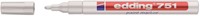 Viltstift Edding 751 lakmarker wit