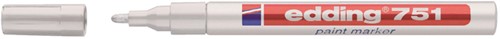 Viltstift Edding 751 lakmarker wit