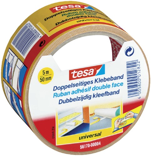 Plakband Tesa tapijt universeel 50mmx5m