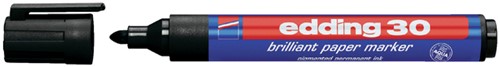 Viltstift Edding 30 Brilliant permanent zwart
