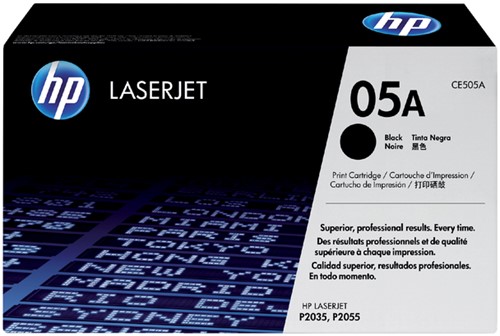 Tonercartridge HPCE505A (05A) 2.3K zwart