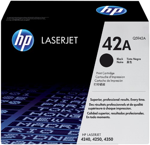 Tonercartridge HPQ5942A (42A) 10K zwart