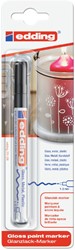 Viltstift Edding 751 lakmarker zwart blister