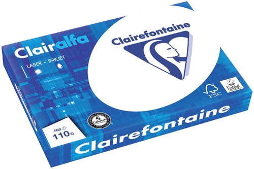 Kopieerpapier 110g Clairefontaine Clairalfa A3 pk/500
