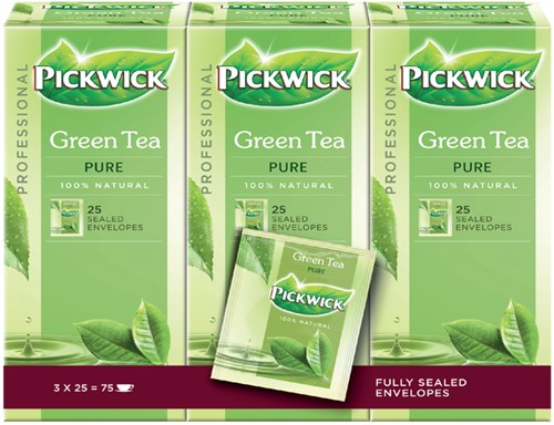 Thee Pickwick Groene Thee pure 25x1.5gr.