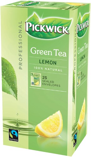 Thee Pickwick Groene Thee lemon 25x1.5gr.-3