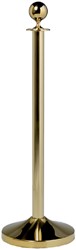 Afzetpaal Securit goud 100CM incl voet 31CM