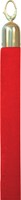 Koord afzetpaal Securit goud 150CM rood