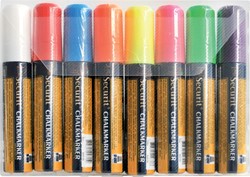 Krijtstift Securit SMA-720 blokpunt 7-15mm assorti pk/8